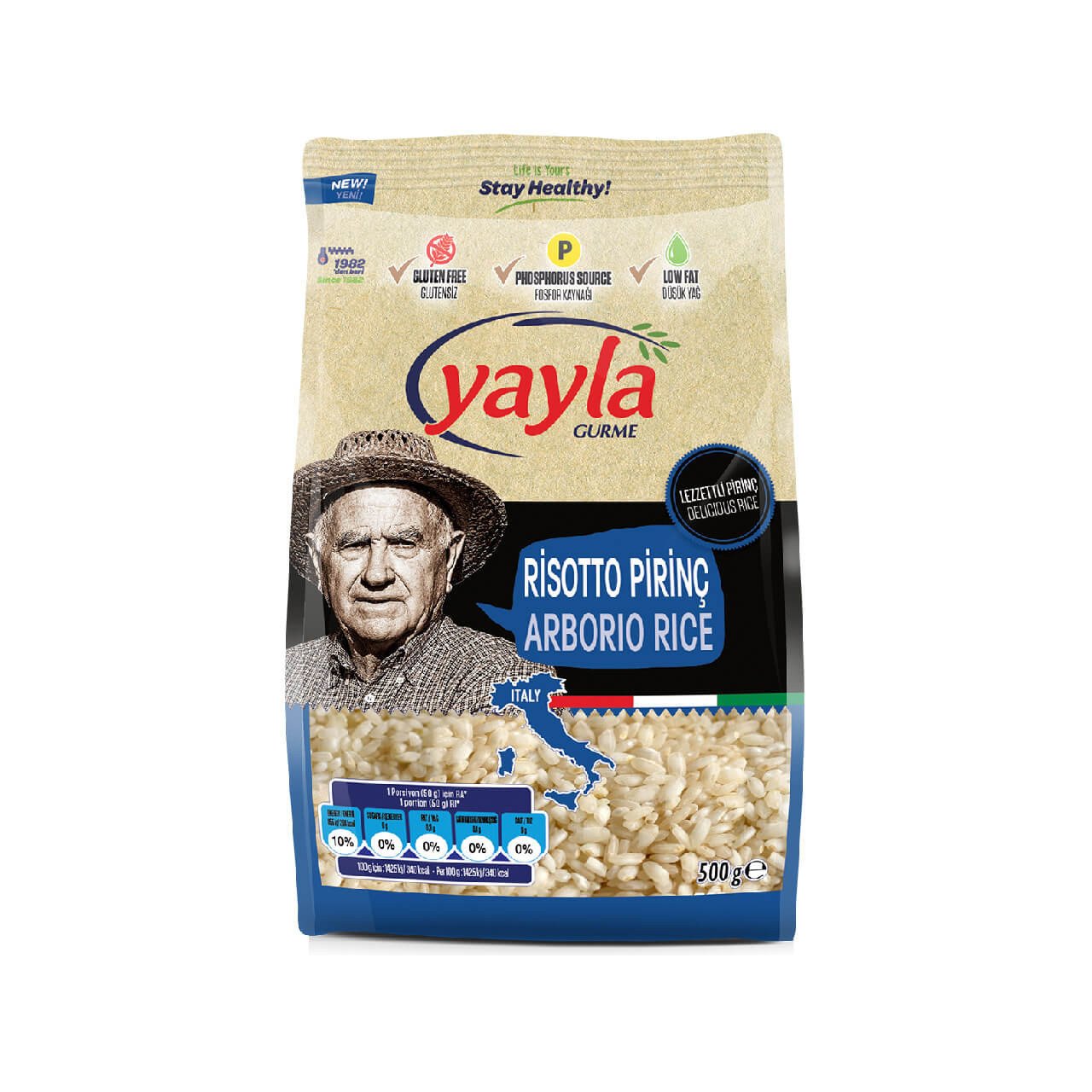 Yayla Gurme Risotto Pirinci 500 g