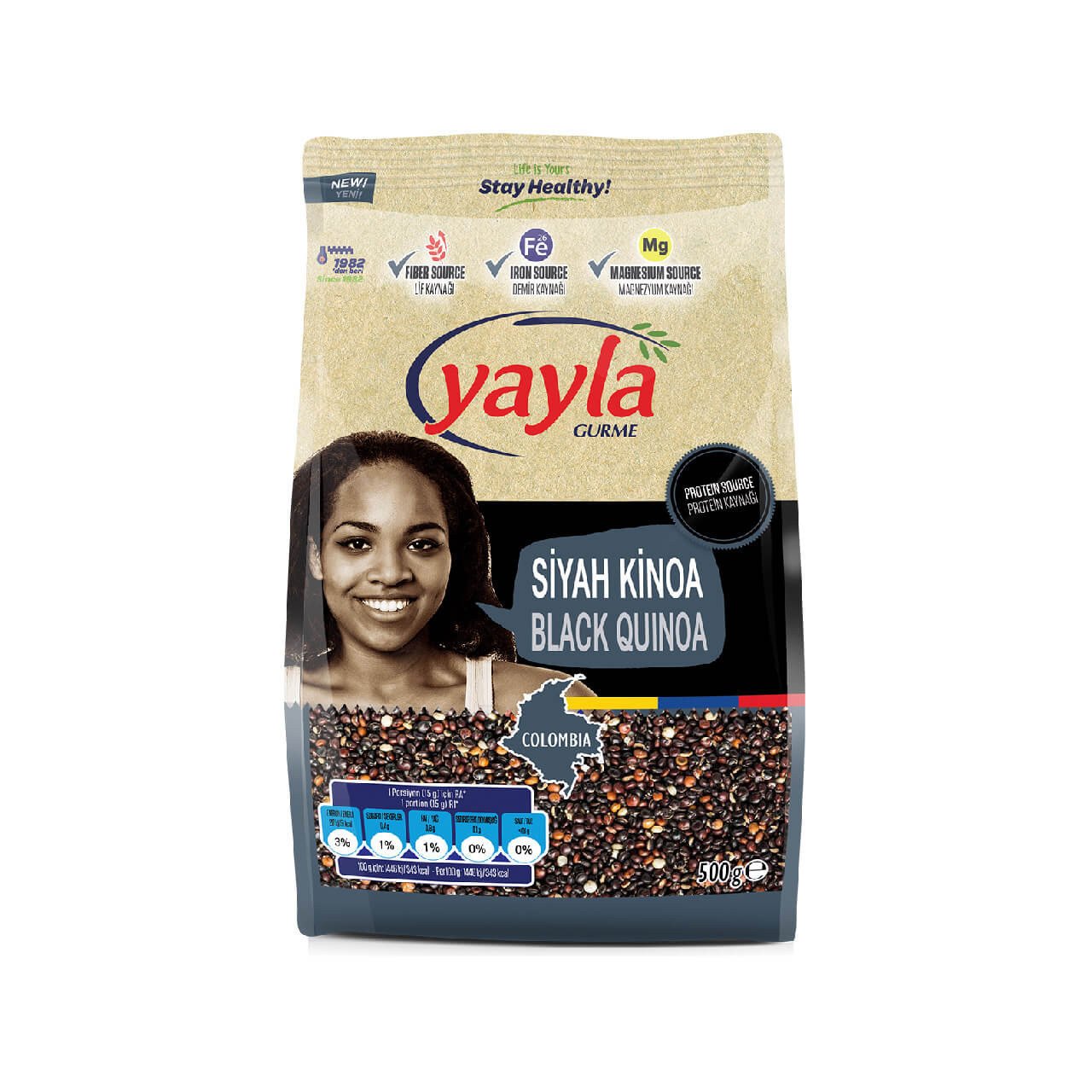 Yayla Gurme Siyah Kinoa 500 g
