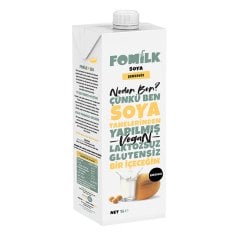 Fomilk Şekersiz Soya Sütü 1 Lt
